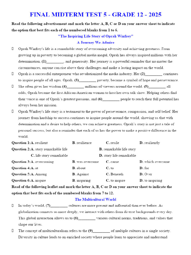Test 5 | PDF