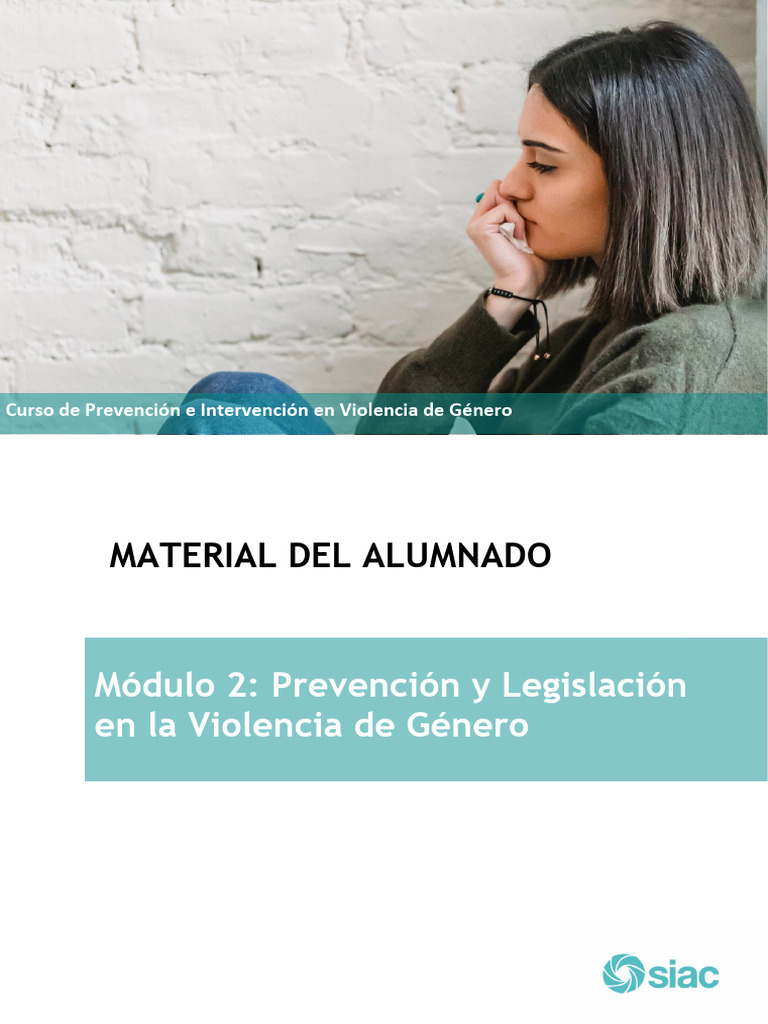 Prevención y Legislación en Violencia de Género | PDF | Violencia | La ...