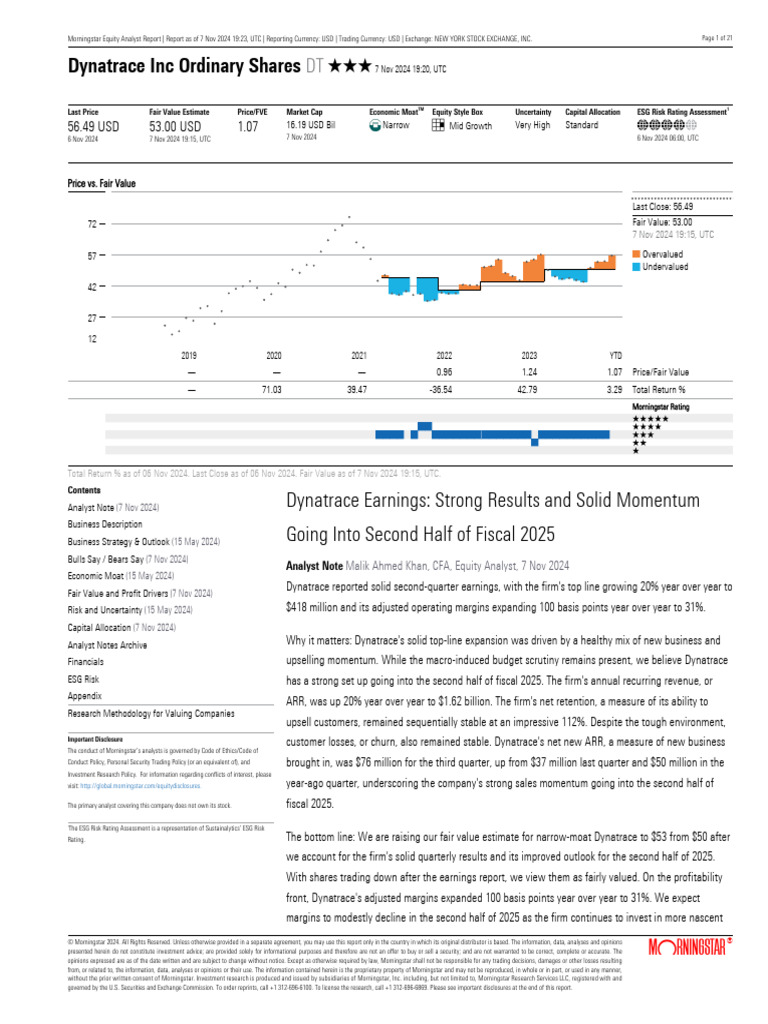 Morningstar Report-636d1778e26a17cb57991ca3 | PDF | Investing | United ...