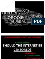 Should Internet Be Censored (Diksha and Group)