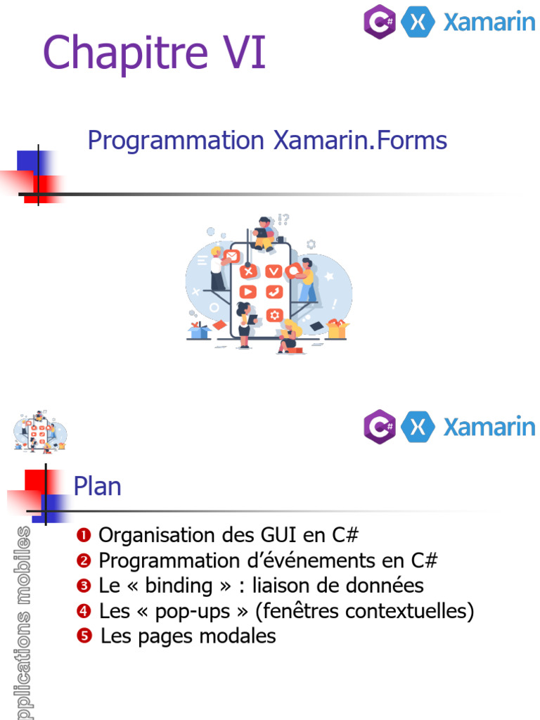 Programmation GUI avec Xamarin.Forms | PDF | C# (Langage de ...