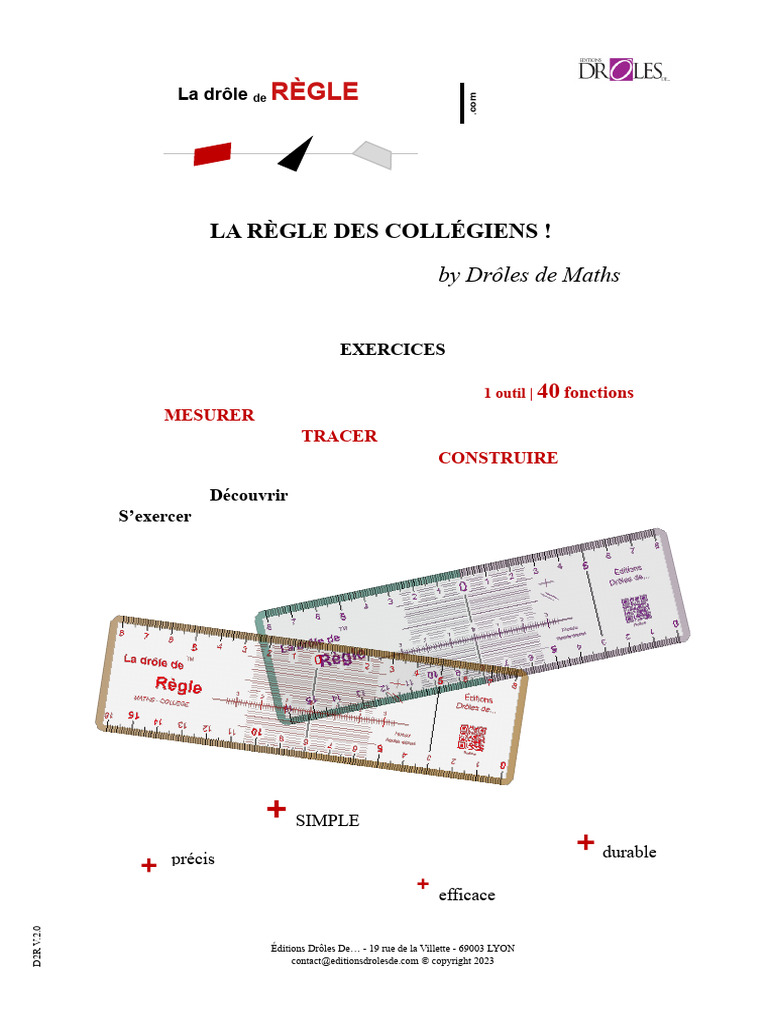 d2r Livret Correction | PDF | Triangle | Perpendicularité