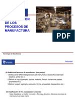 2 - Clasificacion de Los Proceosos de Manufactura