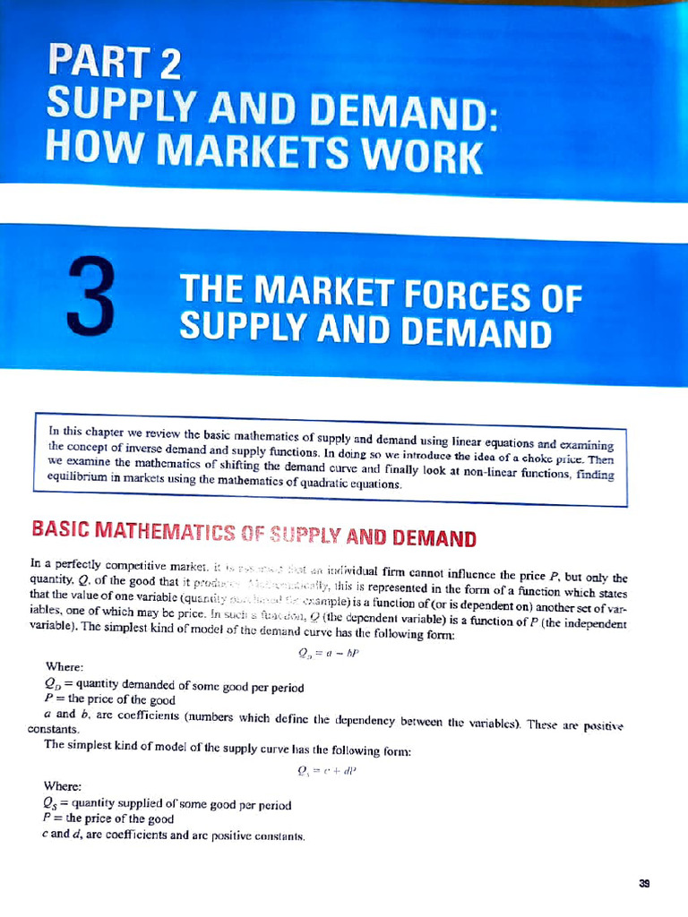 Supply and Demand Equations Explained | PDF | Demand | Supply (Economics)