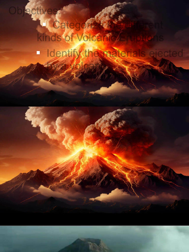 Volcanic-Eruption-compressed | PDF | Types Of Volcanic Eruptions | Lava