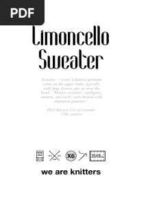 WAK Limoncello Sweater