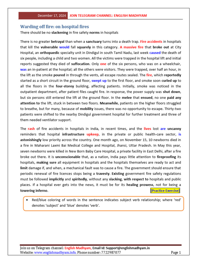 Warding Off Fire | PDF | Grammatical Tense | Verb