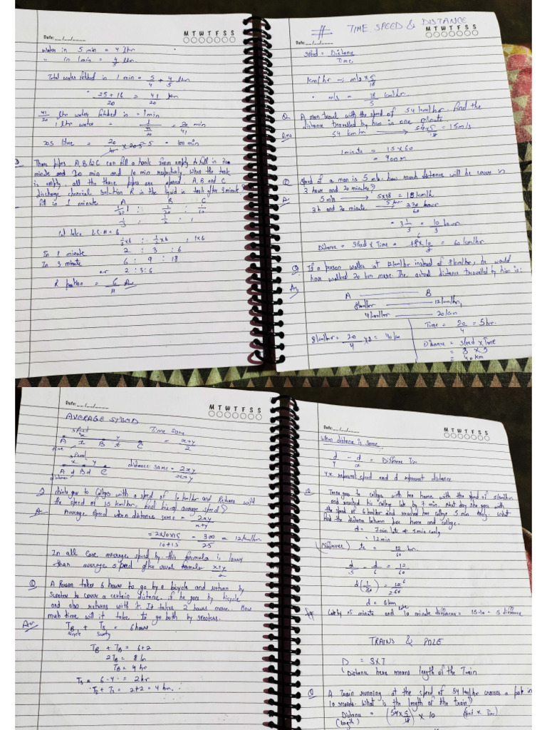 Time, Speed and Distance | PDF
