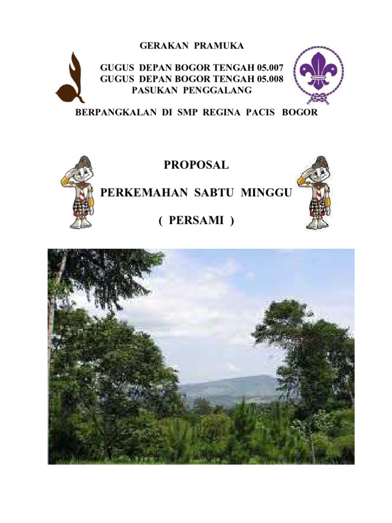 Proposal Persami Smp Regina Pacis Bogor