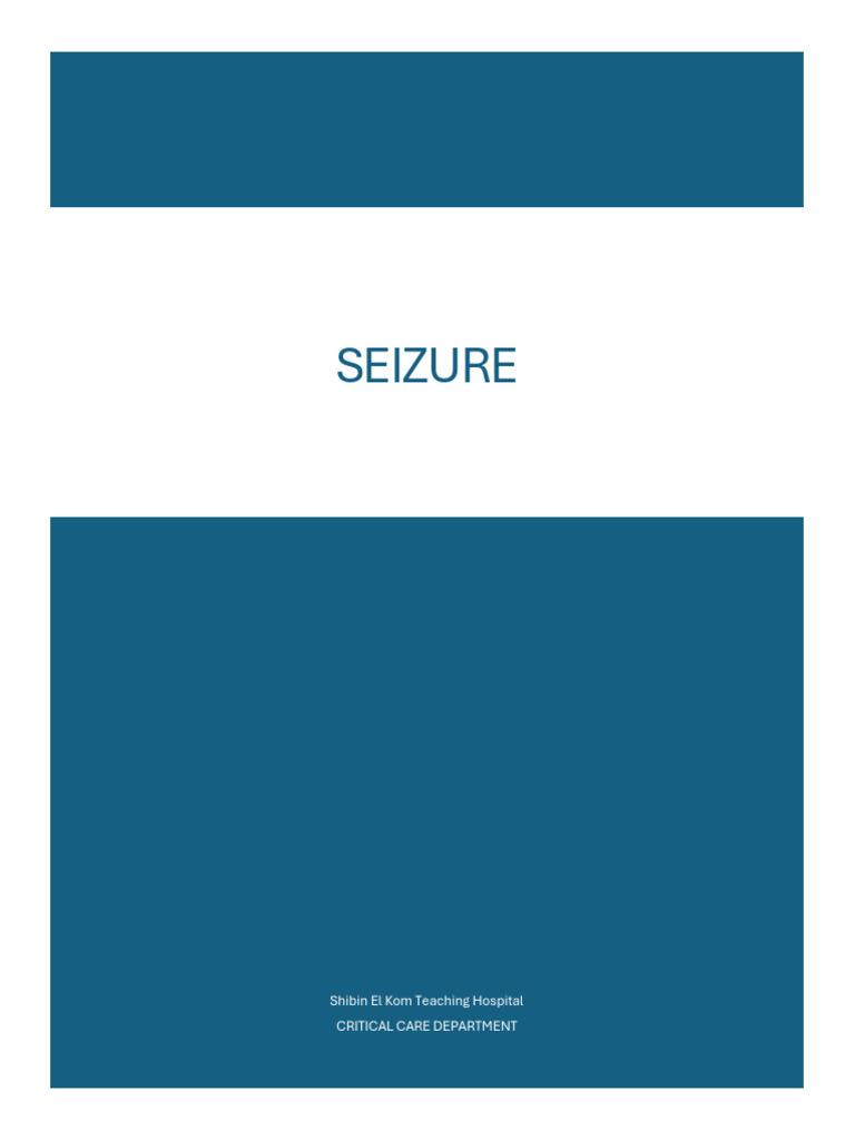 Seizure Pdf Epilepsy Midazolam