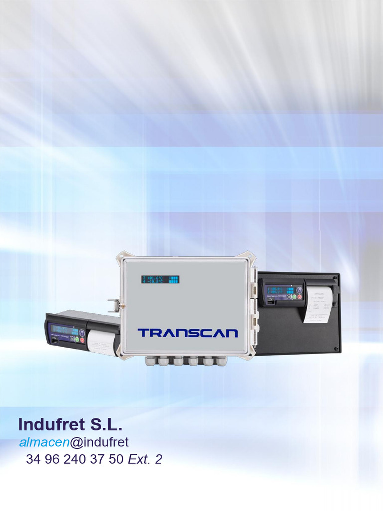 Manual de Usuario Transcan® Advance | PDF | Cambiar | Memoria USB