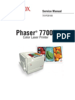 Phaser 7700 Color Laser Service Manual