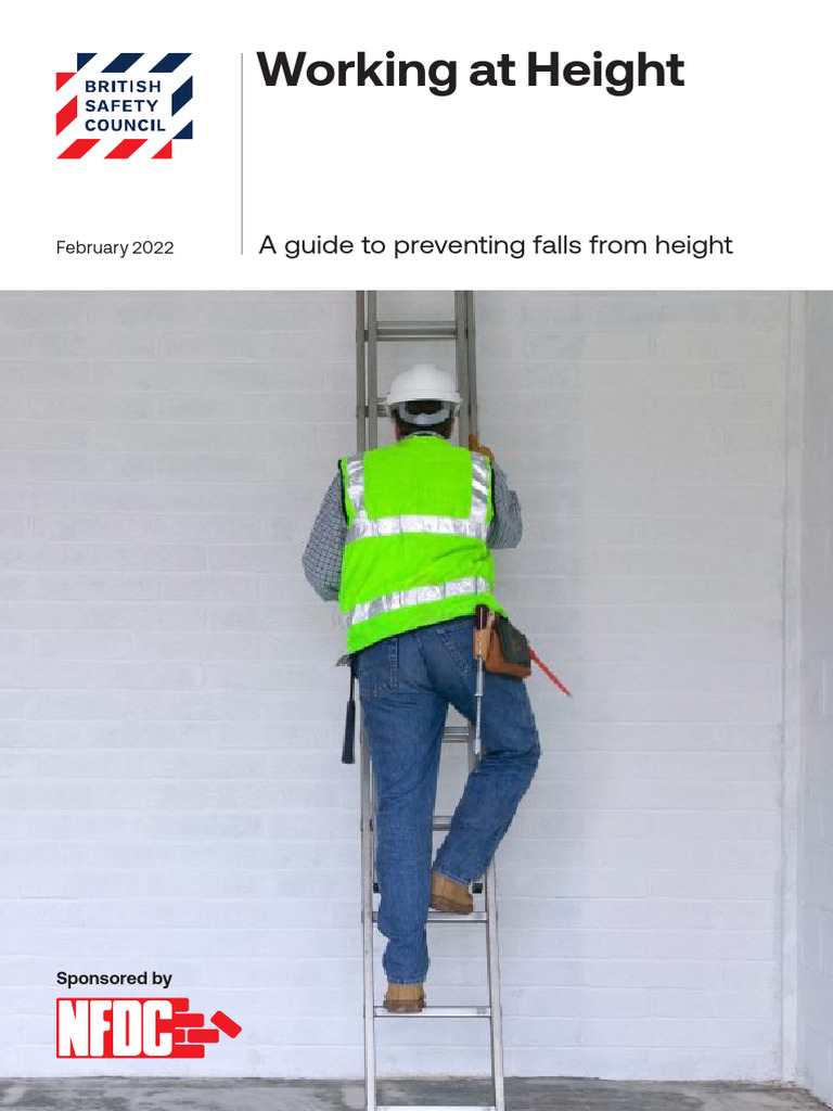 Fall Prevention Guide for Work at Height | PDF | Ladder | Scaffolding