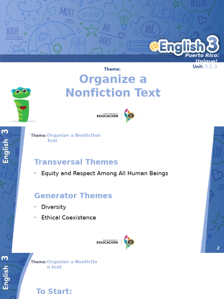 English 3.u1.w3 Presentation | PDF