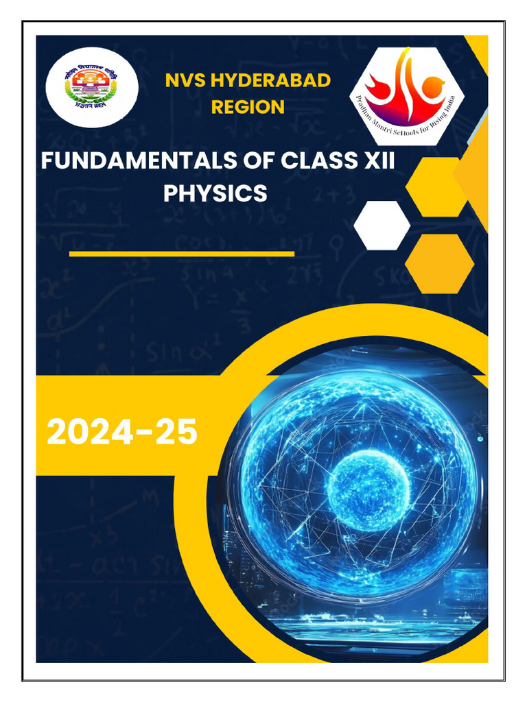 Nvs Physics 2024 25 Slow Learning | PDF | Electric Charge | Electric Field
