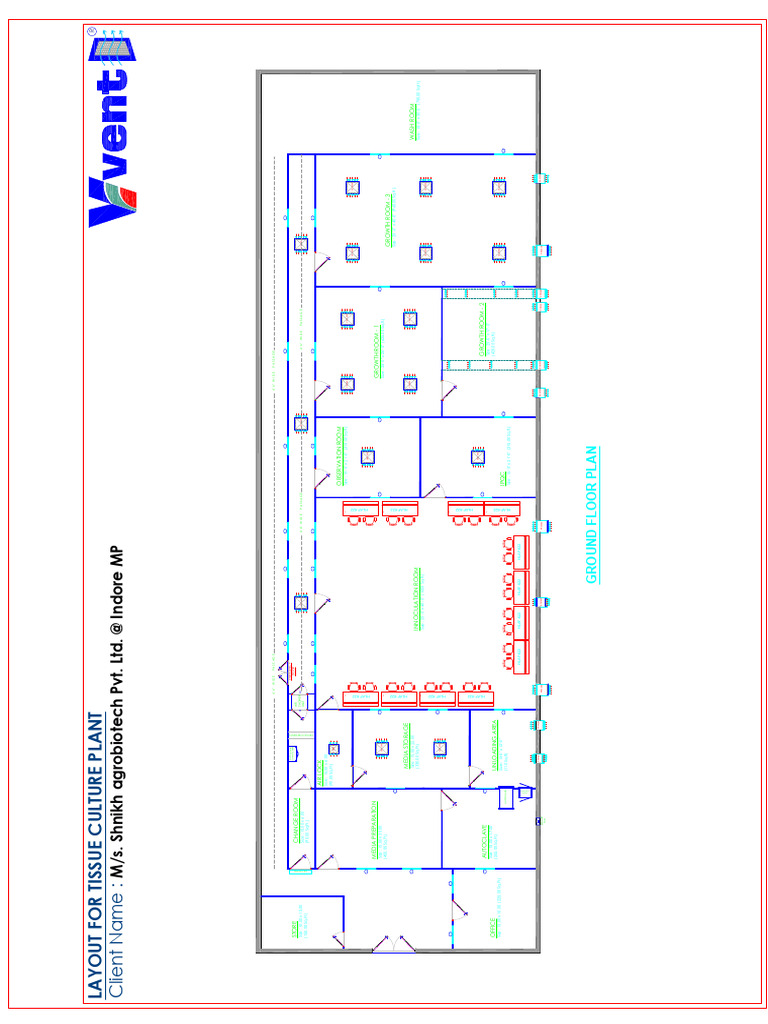 Tissue Culture Plant Layout Plan | PDF