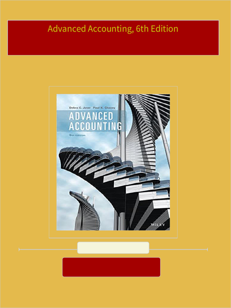 Download ebooks file Advanced Accounting, 6th Edition all