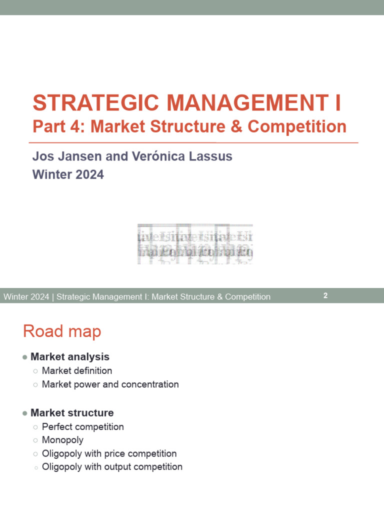 Market Structure and Competitive Dynamics | PDF | Profit (Economics ...