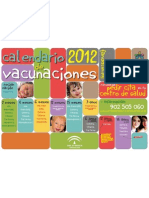 Calendario de Vacunas 2012