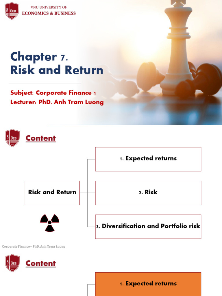 Understanding Risk and Return in Finance | PDF | Financial Risk ...