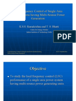 Load Frequency Control of Single Area