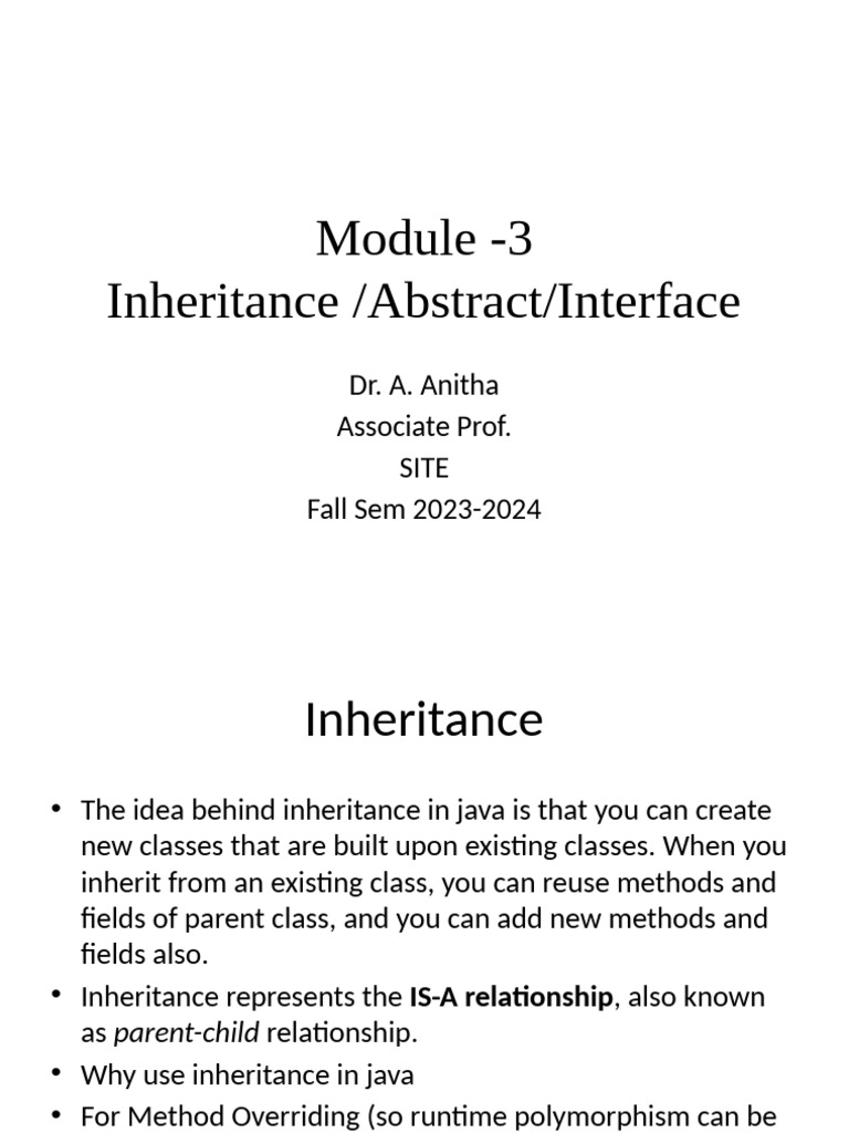 4 Module 3 25 09 2024 | PDF | Class (Computer Programming) | Method ...