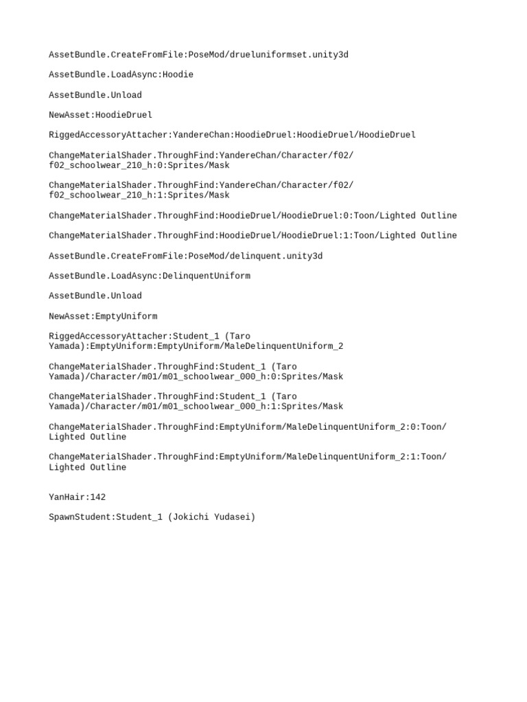 Unity AssetBundle Modding Guide | PDF