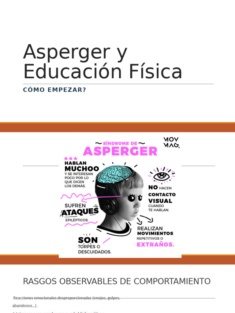 Estrategias de Educación Física para Asperger | PDF | Síndrome de ...