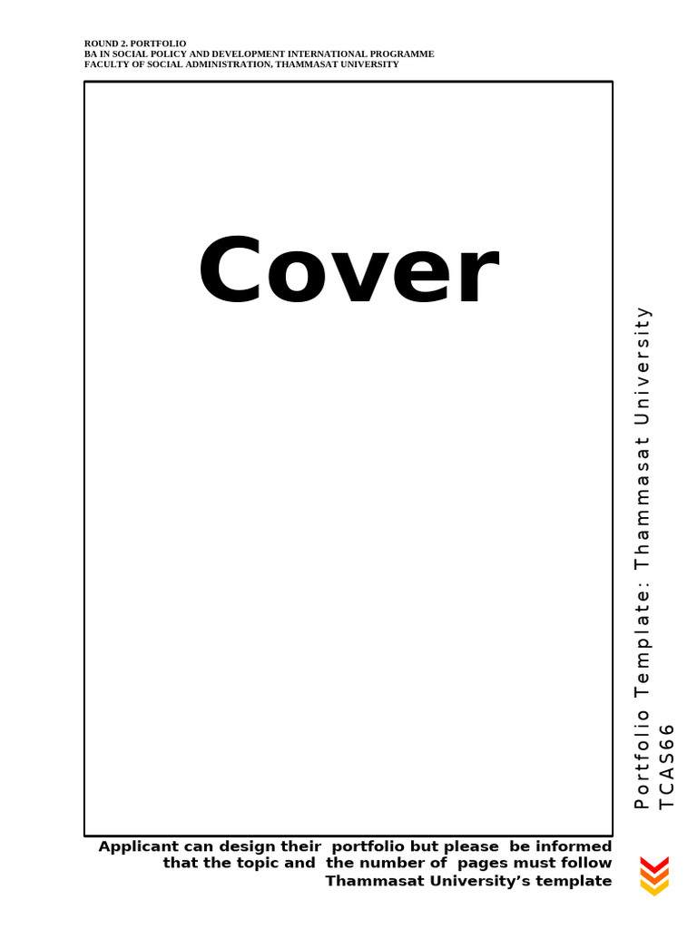 Tu spd66 portfolio round 2 template pdf