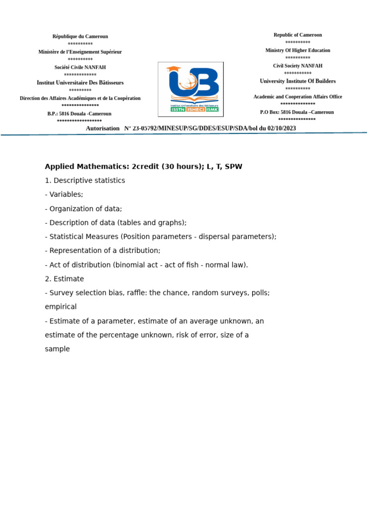 Applied Mathematics | PDF