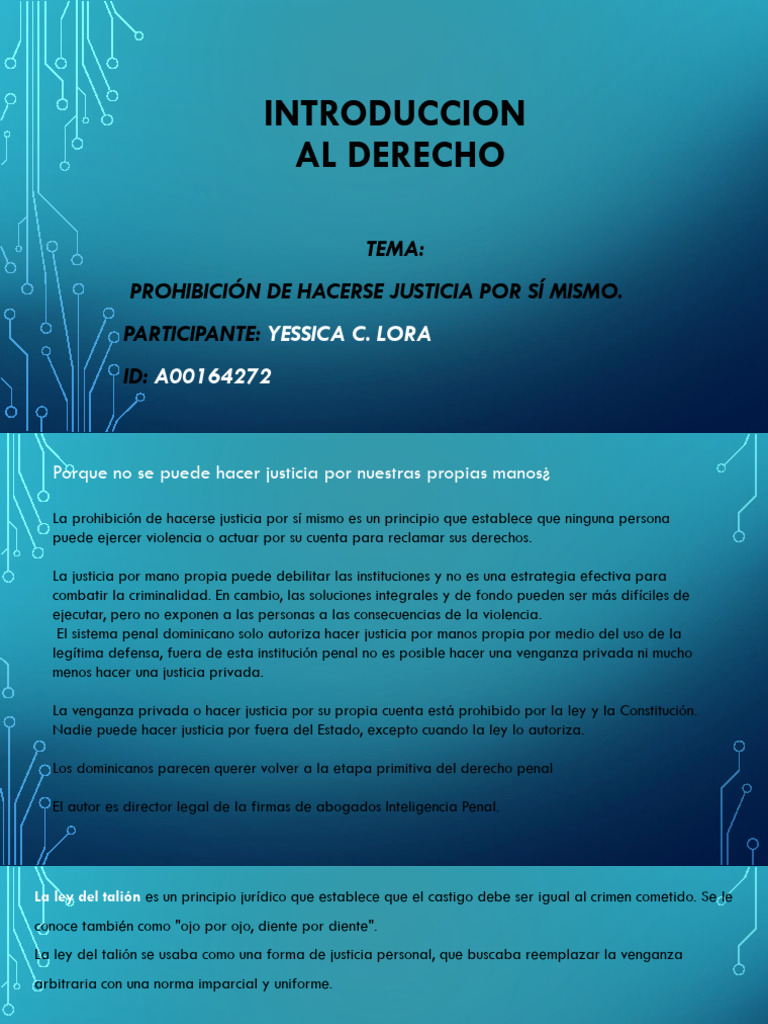 Ley del talion pdf