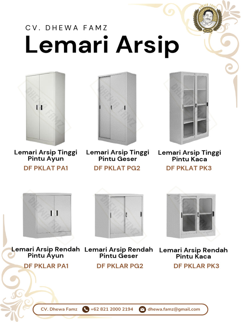 Lemari Arsip Dan Pintu Kaca Design Pdf