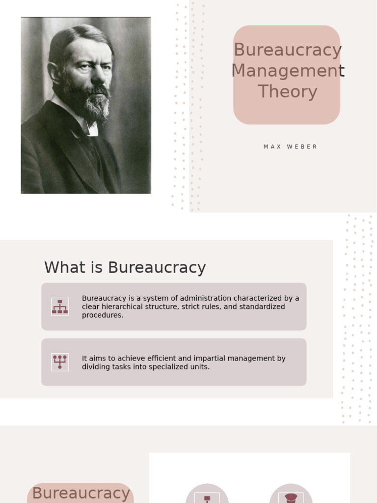 Bureaucracy Management Theory - 1 | PDF | Bureaucracy | Hierarchy