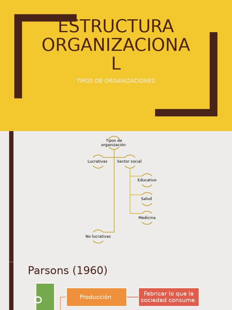 Estructura y Tipos de Organizaciones | PDF | Responsabilidad social ...