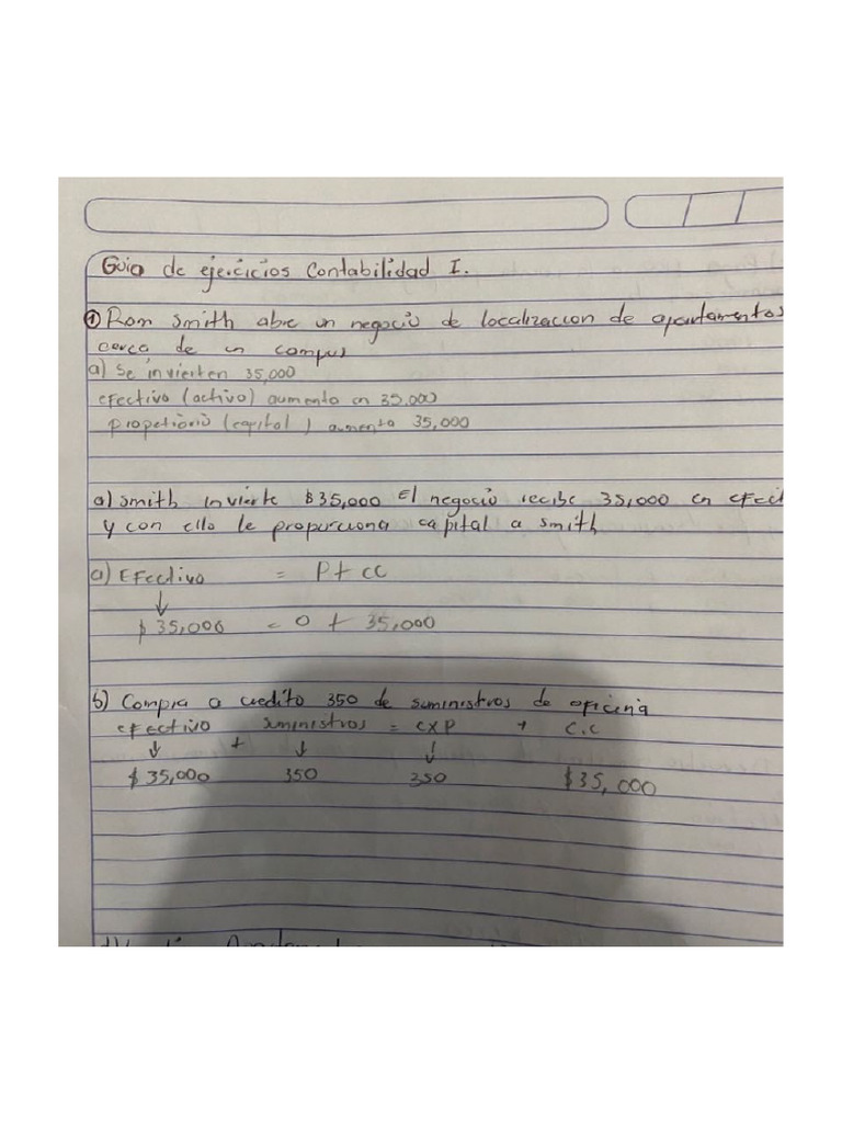 Guia De Ejercicios Contabilidad General Francisco H Pdf