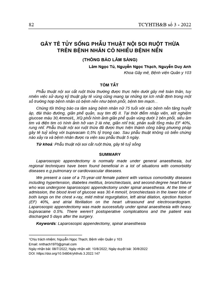 9 Tap Chi Y Hoc Tham Hoa Va Bong So 3 - 2022 19922-147-230 - Văn Bản ...