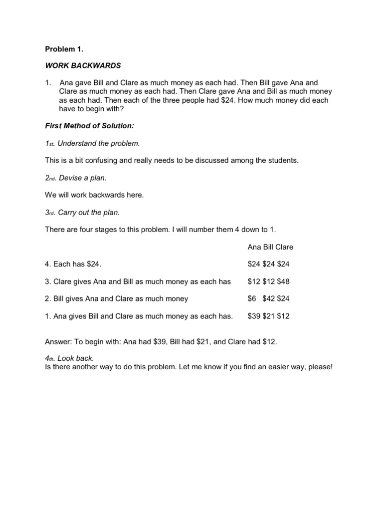Polya Example | PDF | Equations | Logic
