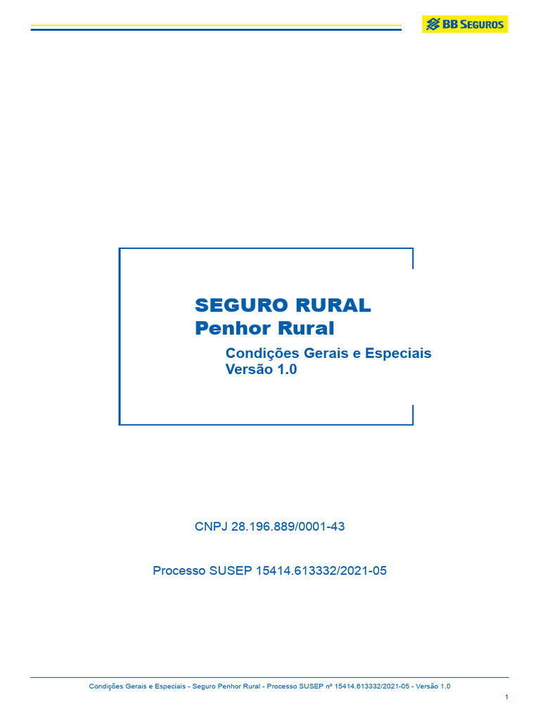 Condiçoes Gerais de Seguro | PDF