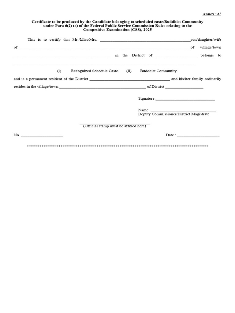 2024 12 23 04 40 33 Annexure A Certificate To Be Produced by The ...