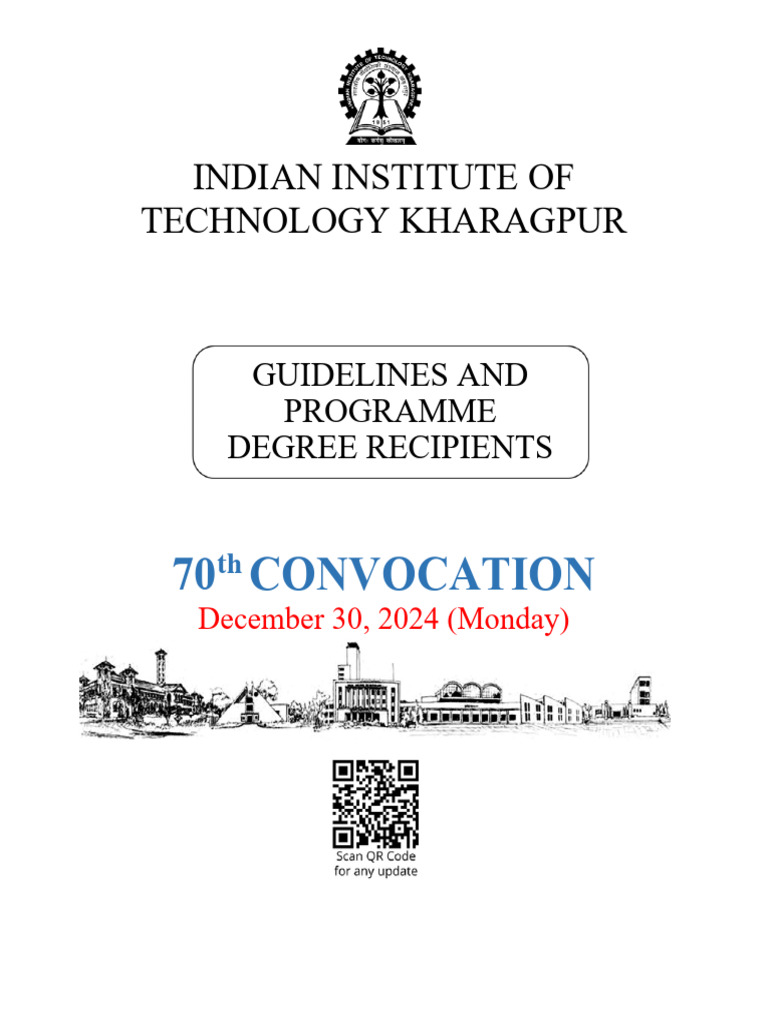 Guidelines - Final 70th Convocation+ Ver 4 Corrected-1 | PDF ...