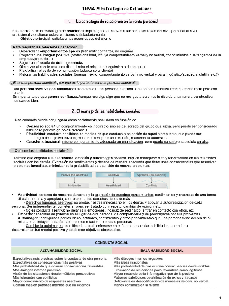 Tema 3 | PDF | Comportamiento | Conceptos psicologicos