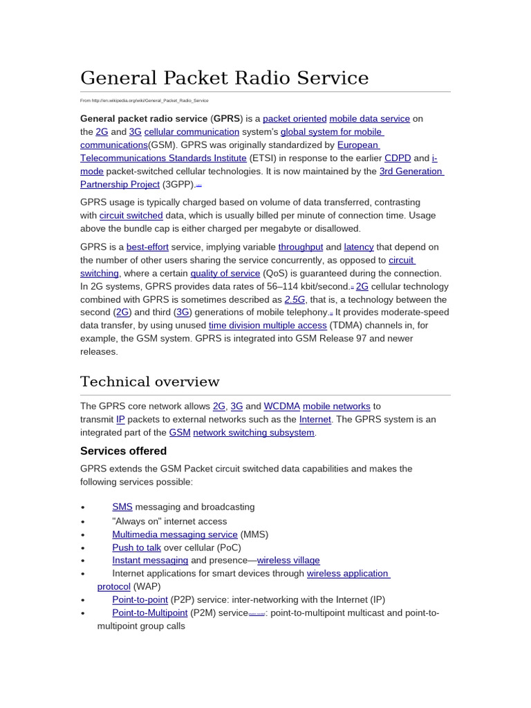 13012695684 | PDF | General Packet Radio Service | Data Transmission