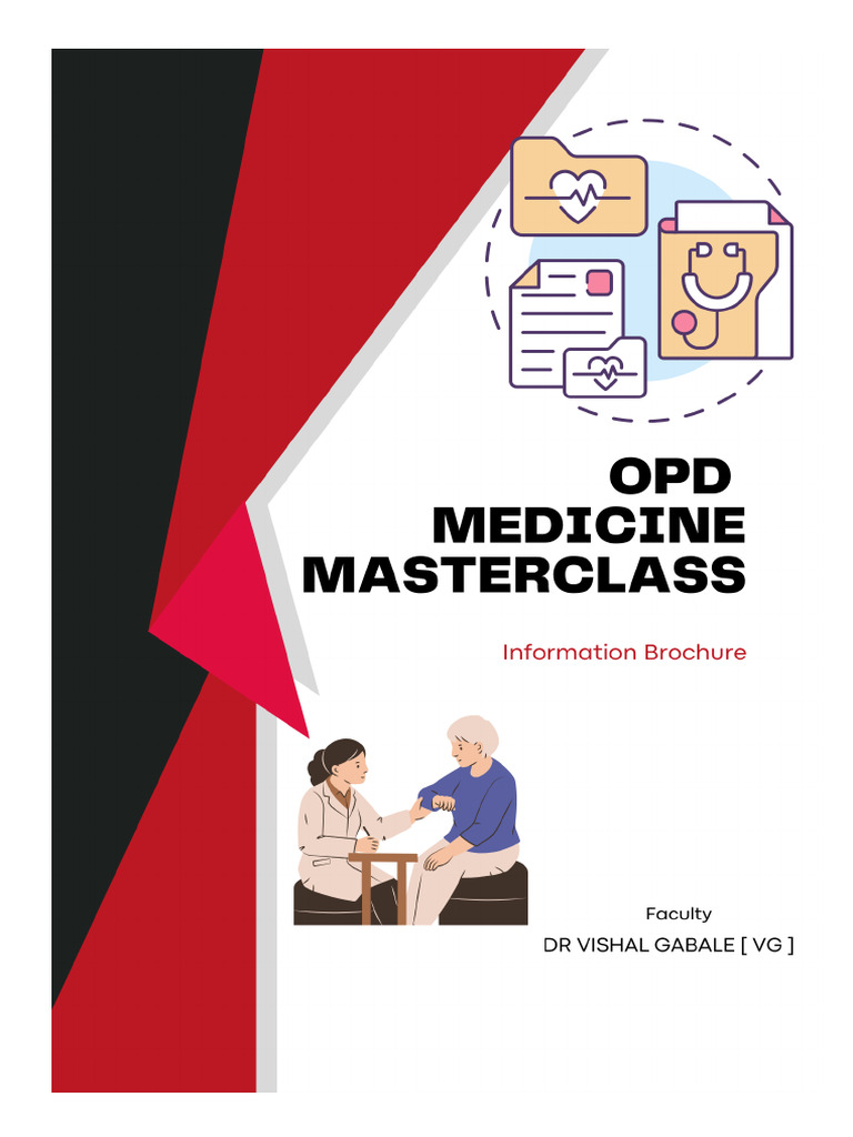 OPD Masterclass with Dr. VG | PDF | Medicine | Health Care