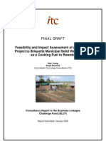 Feasibility of Briquetting Municipal Solid Waste in Rwanda