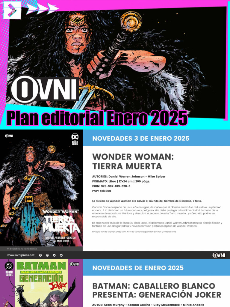 Plan Editorial Ovni Enero 2025 PDF