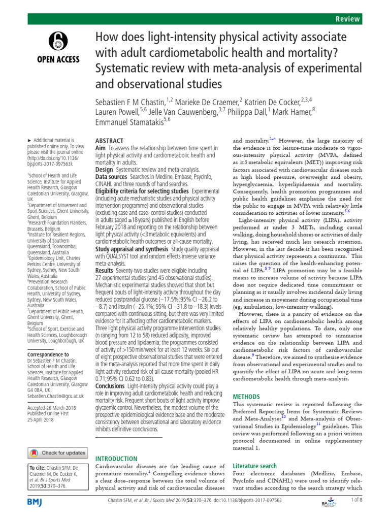 370.full | PDF | Systematic Review | Meta Analysis