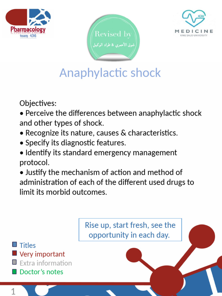 Anaphylactic shock | PDF | Shock (Circulatory) | Medical Specialties