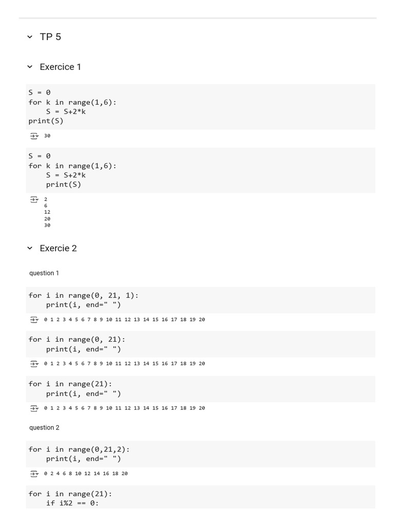 Exercices de programmation Python | PDF | Ouverture (échecs) | Échecs