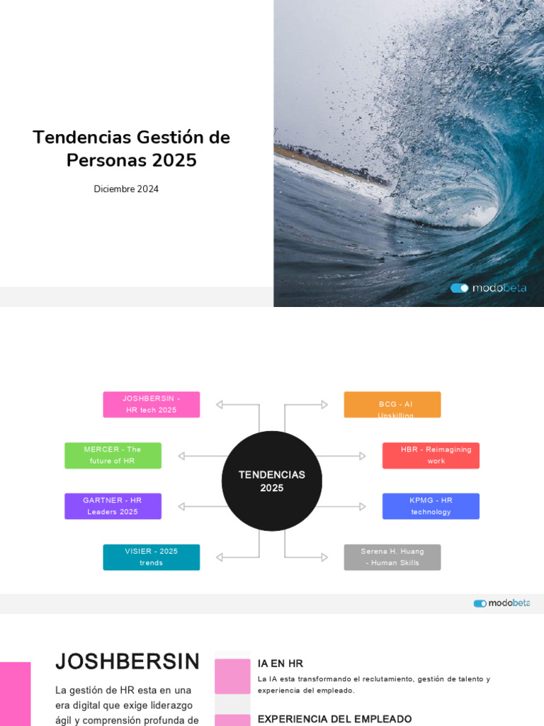 Tendencias Gestión de Personas 2025 | PDF