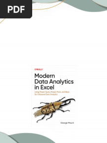 Download full Modern Data Analytics in Excel Using Power Query Power Pivot and More for Enhanced Data Analytics 1st / converted Edition George Mount ebook all chapters